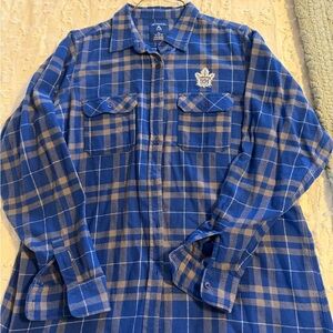 Women’s Toronto Maple Leafs Flannel Shirt